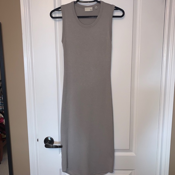 Wilfred free | Midi slip dress | Grey - Picture 1 of 5